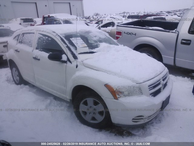 1B3HB28B07D381769 - 2007 DODGE CALIBER WHITE photo 1