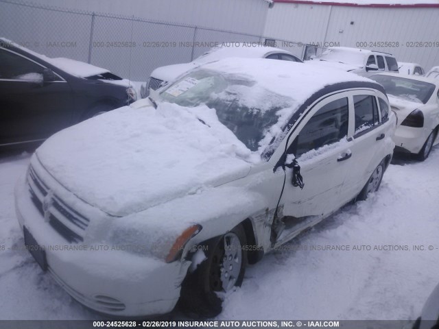 1B3HB28B07D381769 - 2007 DODGE CALIBER WHITE photo 2