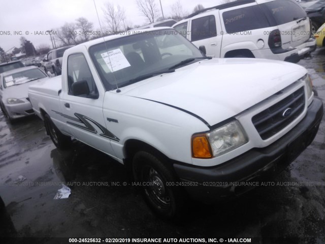 1FTYR10U02PB24247 - 2002 FORD RANGER WHITE photo 1