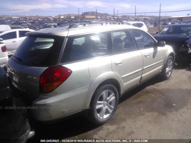 4S4BP67C454384867 - 2005 SUBARU LEGACY OUTBACK 2.5 XT LIMITED SILVER photo 4