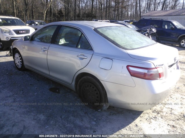 4T1BE46K18U257808 - 2008 TOYOTA CAMRY CE/LE/XLE/SE SILVER photo 3