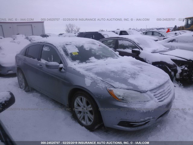 1C3CCBAB7DN669931 - 2013 CHRYSLER 200 LX GRAY photo 1