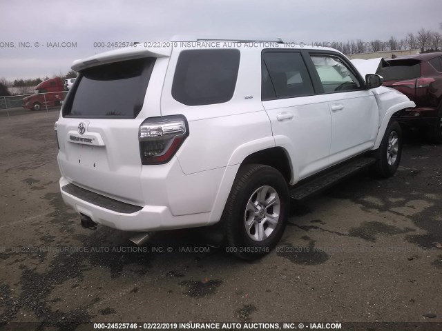 JTEBU5JR8G5287569 - 2016 TOYOTA 4RUNNER SR5 PREM/LTDL/TRAIL/TRD WHITE photo 4