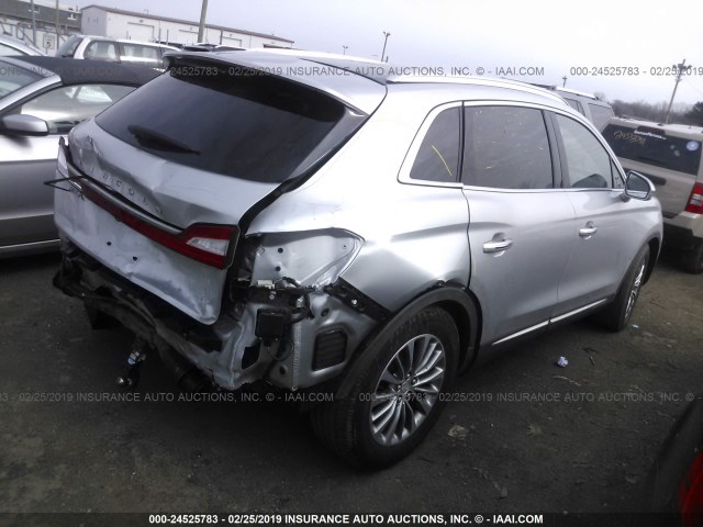 2LMPJ6KR5GBL76048 - 2016 LINCOLN MKX SELECT SILVER photo 4