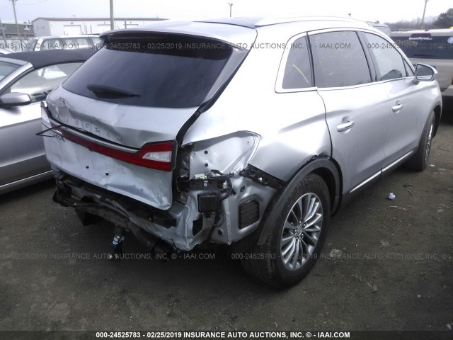 2LMPJ6KR5GBL76048 - 2016 LINCOLN MKX SELECT SILVER photo 6