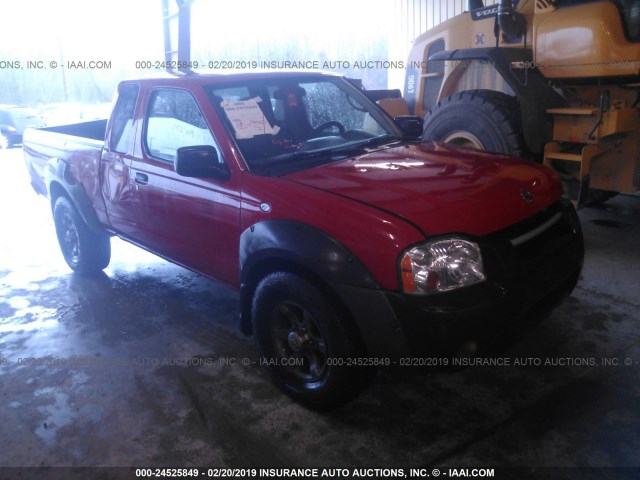 1N6ED26Y62C335622 - 2002 NISSAN FRONTIER KING CAB XE/KING CAB SE RED photo 1