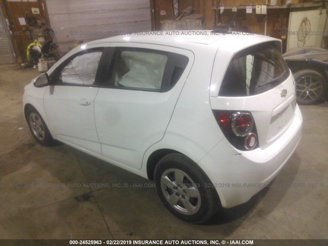 1G1JA6SH6G4183682 - 2016 CHEVROLET SONIC LS 白色 照片 3