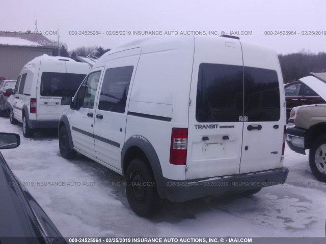 NM0LS6AN9CT100053 - 2012 FORD TRANSIT CONNECT XL WHITE photo 3