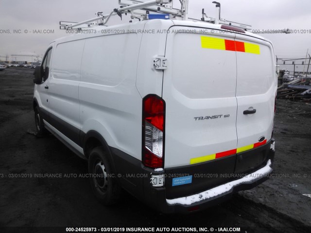 1FTYE1YM2GKB44083 - 2016 FORD TRANSIT T-150 WHITE photo 3