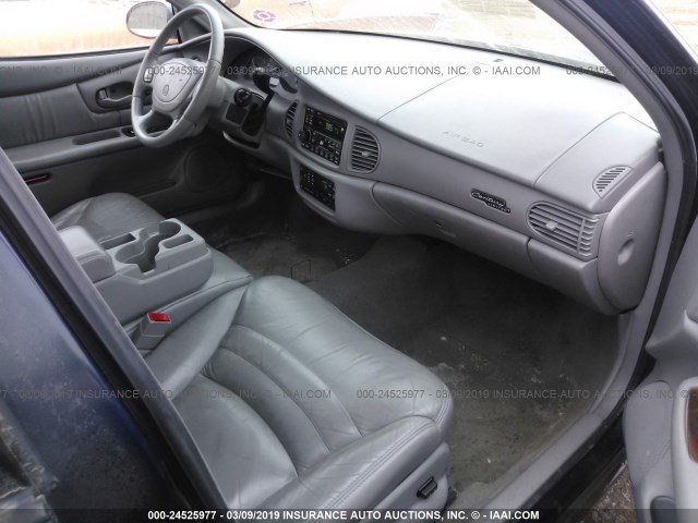 2G4WY55J711237409 - 2001 BUICK CENTURY LIMITED BLUE photo 5