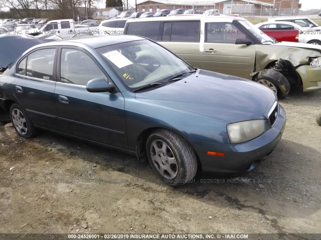 KMHDN45D33U581721 - 2003 HYUNDAI ELANTRA GLS/GT GREEN photo 1