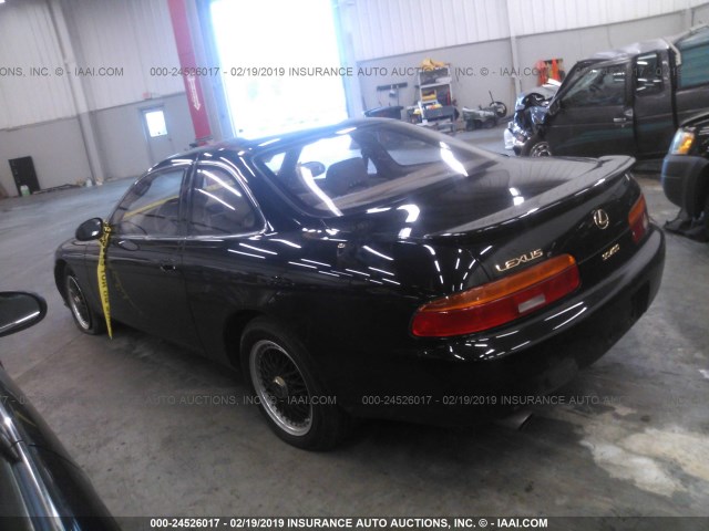 JT8UZ30C9N0017727 - 1992 LEXUS SC 400 BLACK photo 3