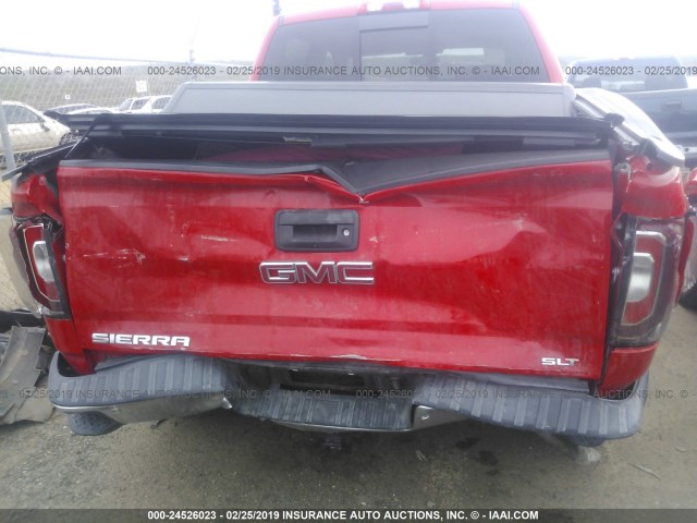 3GTU2NEC0GG208607 - 2016 GMC SIERRA K1500 SLT RED photo 6