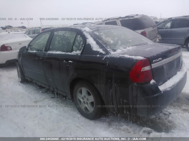 1G1ZT52805F316641 - 2005 CHEVROLET MALIBU LS BLUE photo 3