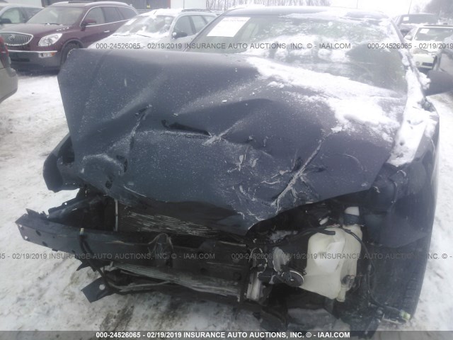 1G1ZT52805F316641 - 2005 CHEVROLET MALIBU LS BLUE photo 6