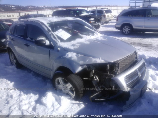 1B3HB48B17D509559 - 2007 DODGE CALIBER SXT SILVER photo 1