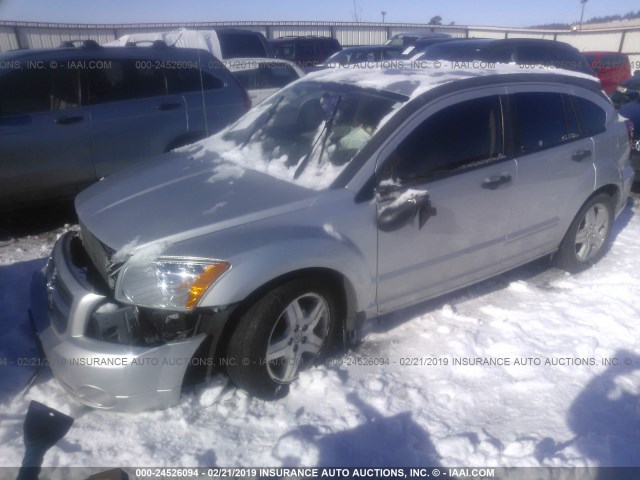 1B3HB48B17D509559 - 2007 DODGE CALIBER SXT SILVER photo 2