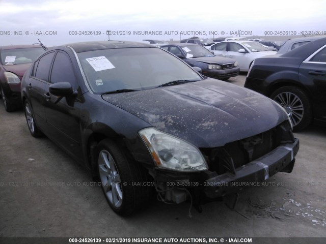 1N4BA41E17C828659 - 2007 NISSAN MAXIMA SE/SL BLACK photo 1