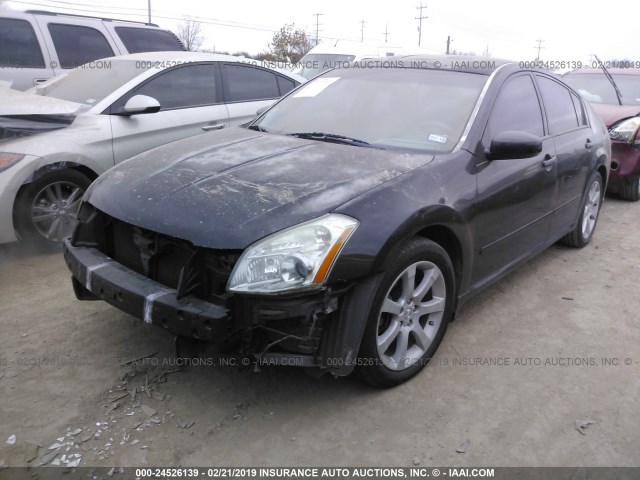 1N4BA41E17C828659 - 2007 NISSAN MAXIMA SE/SL BLACK photo 2