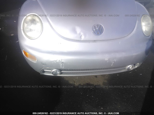 3VWDD21C0YM456158 - 2000 VOLKSWAGEN NEW BEETLE GLX SILVER photo 6