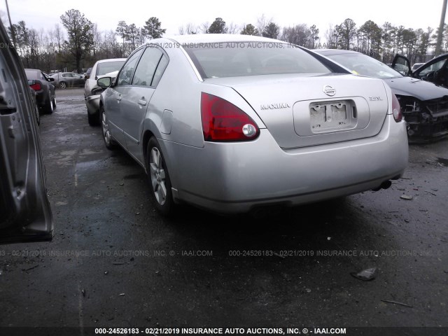 1N4BA41E76C823769 - 2006 NISSAN MAXIMA SE/SL SILVER photo 3