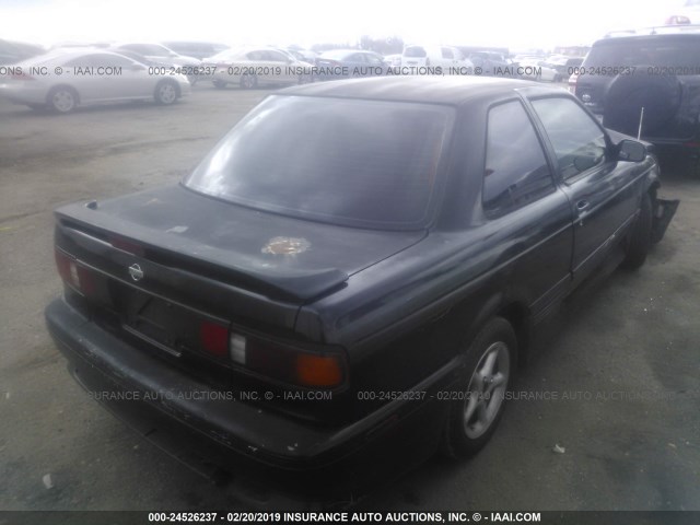 1N4GB32AXNC715119 - 1992 NISSAN SENTRA SE-R BLACK photo 4