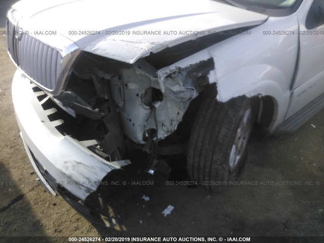 5LMFU27555LJ01559 - 2005 LINCOLN NAVIGATOR WHITE photo 6