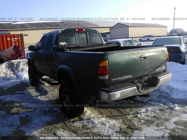 5TBBT44193S392447 - 2003 TOYOTA TUNDRA ACCESS CAB SR5 GRAY photo 3