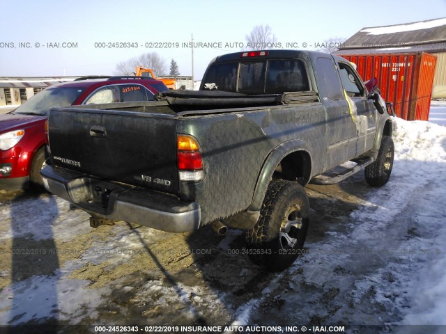 5TBBT44193S392447 - 2003 TOYOTA TUNDRA ACCESS CAB SR5 GRAY photo 4