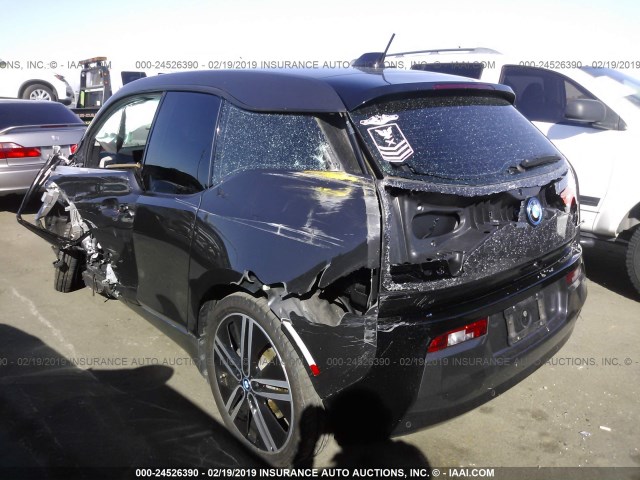 WBY1Z2C58EV284841 - 2014 BMW I3 BEV BLACK photo 3