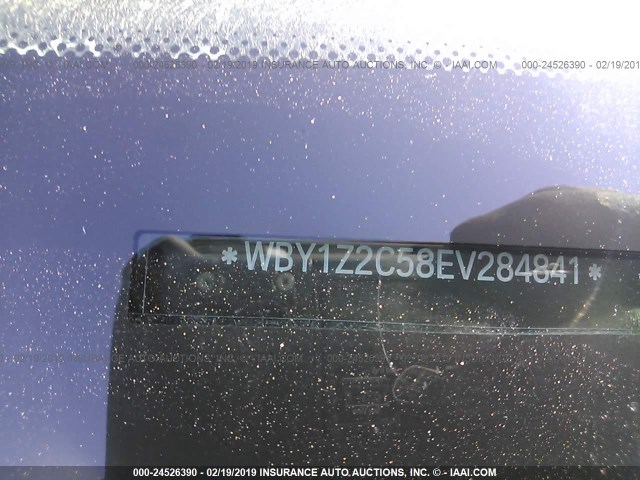WBY1Z2C58EV284841 - 2014 BMW I3 BEV BLACK photo 9