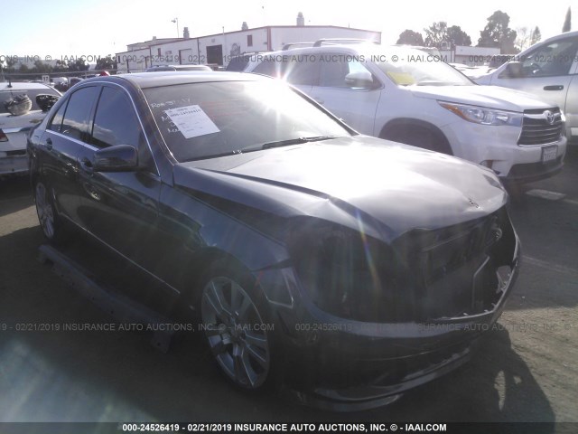 WDDGF5GB5BR143208 - 2011 MERCEDES-BENZ C 350 GRAY photo 1