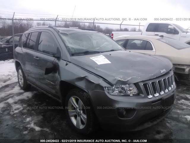 1C4NJDBB6DD156258 - 2013 JEEP COMPASS SPORT GRAY photo 1