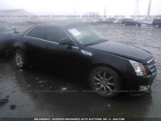 1G6DT57V780145879 - 2008 CADILLAC CTS HI FEATURE V6 BLACK photo 1