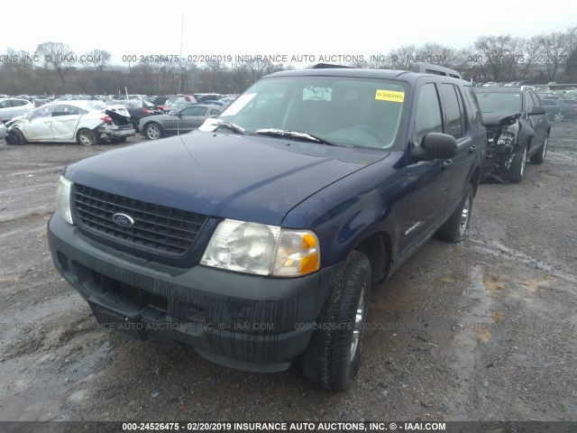 1FMZU62K75UA49690 - 2005 FORD EXPLORER XLS/XLS SPORT BLUE photo 2