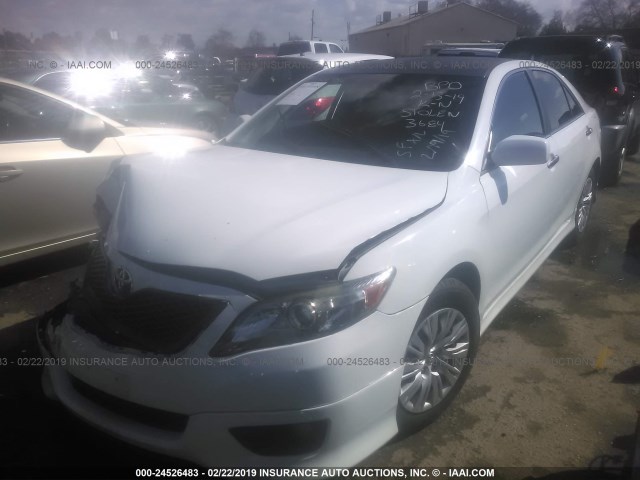 4T1BF3EK4AU503684 - 2010 TOYOTA CAMRY SE/LE/XLE WHITE photo 2