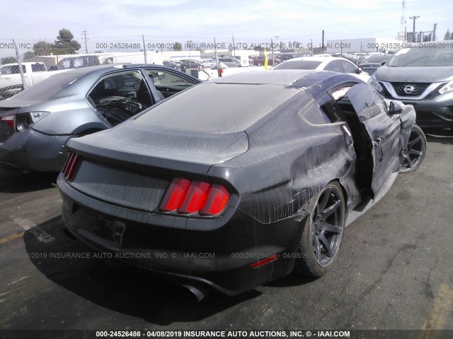 1FA6P8CF3G5206792 - 2016 FORD MUSTANG GT BLACK photo 4