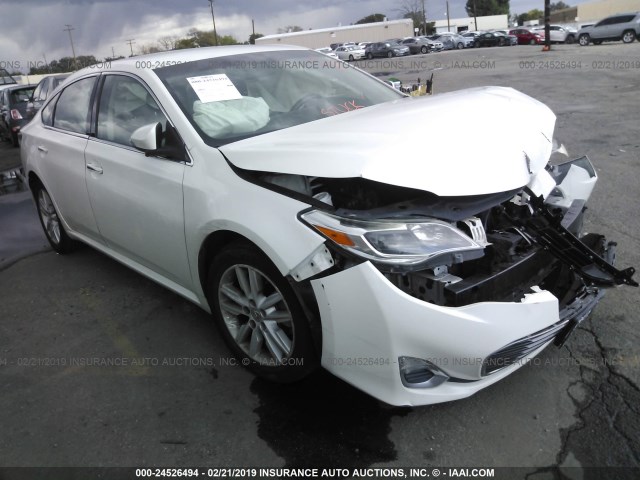 4T1BK1EB9EU088366 - 2014 TOYOTA AVALON PREMIUM/TOURING/LIMITED WHITE photo 1