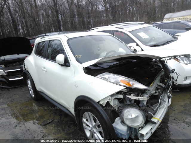 JN8AF5MV0CT113945 - 2012 NISSAN JUKE S/SV/SL WHITE photo 1