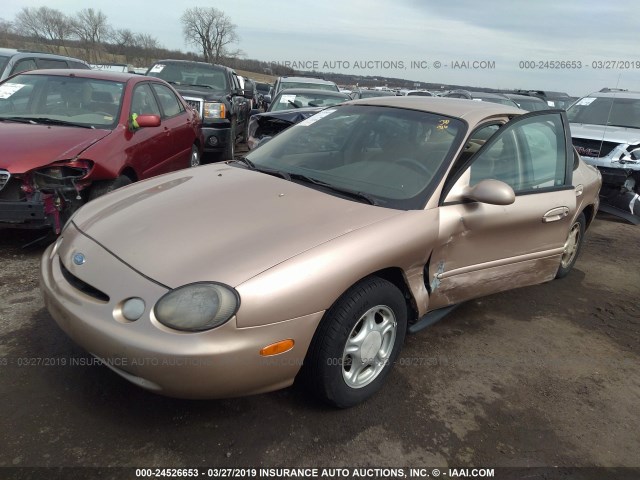 1FALP52U7TG211638 - 1996 FORD TAURUS GL GOLD photo 2