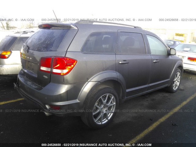 3C4PDDEG0FT705070 - 2015 DODGE JOURNEY R/T GRAY photo 4