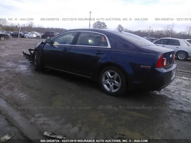 1G1ZC5EB9AF312430 - 2010 CHEVROLET MALIBU 1LT BLUE photo 3