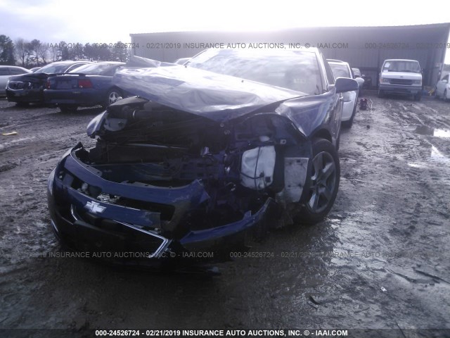 1G1ZC5EB9AF312430 - 2010 CHEVROLET MALIBU 1LT BLUE photo 6
