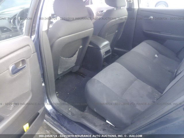 1G1ZC5EB9AF312430 - 2010 CHEVROLET MALIBU 1LT BLUE photo 8