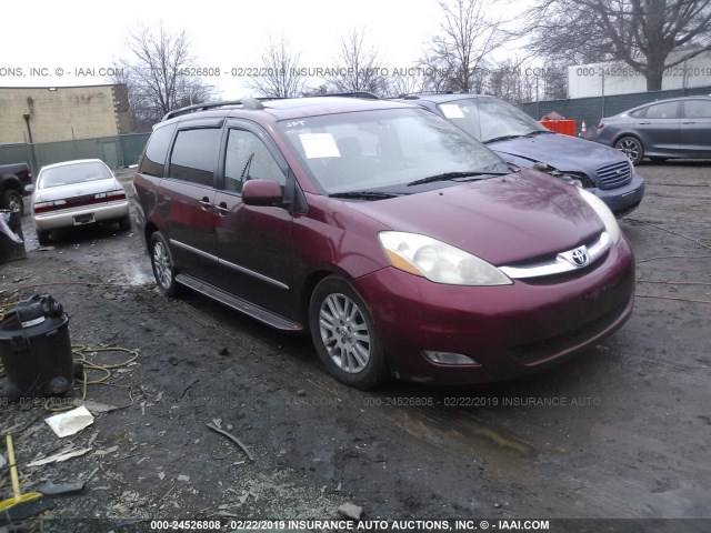 5TDZK22C97S061861 - 2007 TOYOTA SIENNA XLE/XLE LIMITED MAROON photo 1