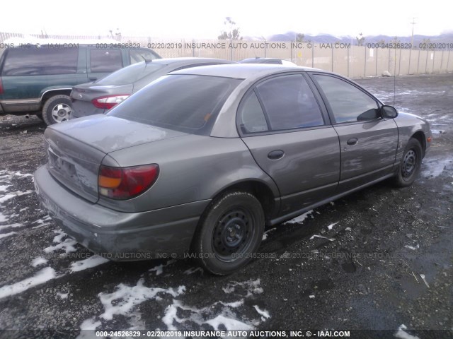 1G8ZH5285YZ128834 - 2000 SATURN SL1 GRAY photo 4