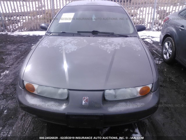 1G8ZH5285YZ128834 - 2000 SATURN SL1 GRAY photo 6