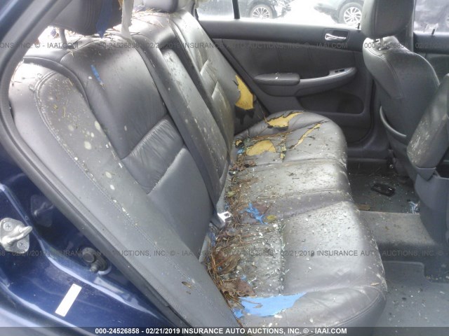 1HGCM56613A075185 - 2003 HONDA ACCORD EX BLUE photo 8