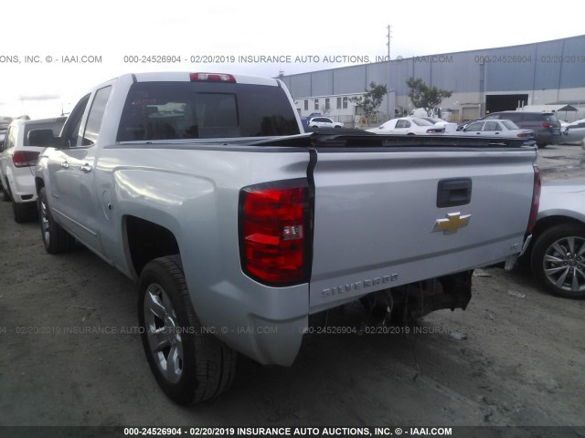 1GCRCSEC3EZ359164 - 2014 CHEVROLET SILVERADO C1500 LTZ SILVER photo 3