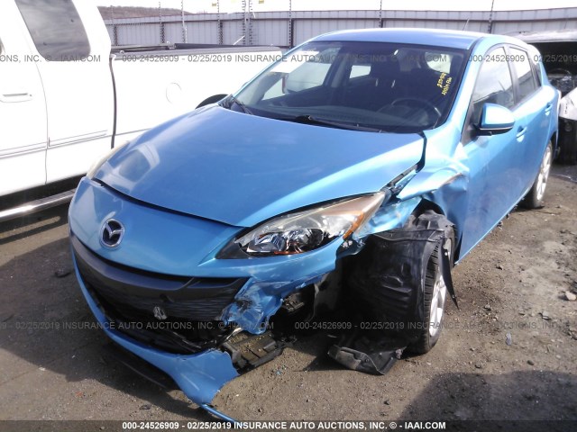 JM1BL1H64A1280600 - 2010 MAZDA 3 S BLUE photo 2